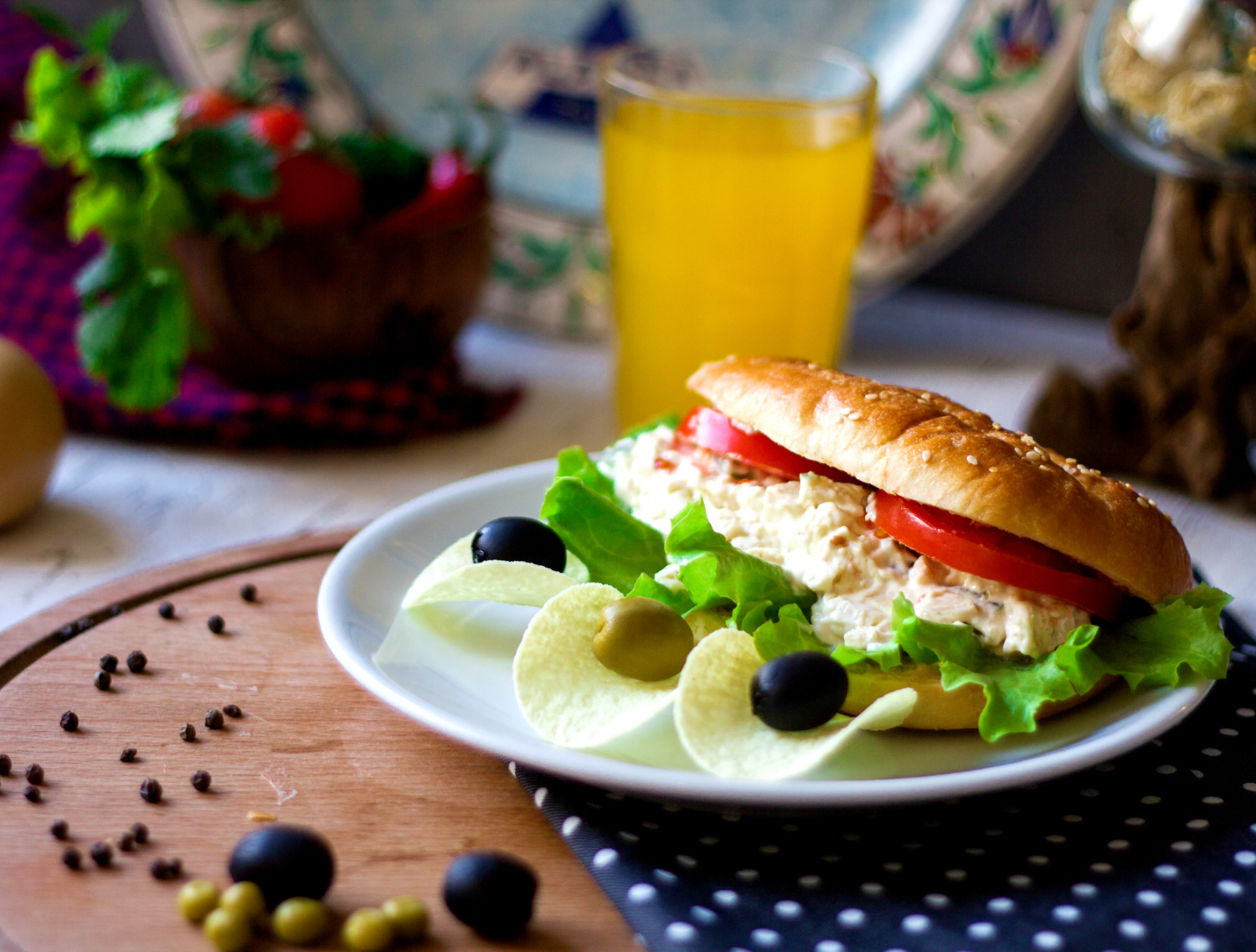 crab salad sandwich