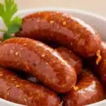 Bowl of homemade Mexican chorizo ready for cooking