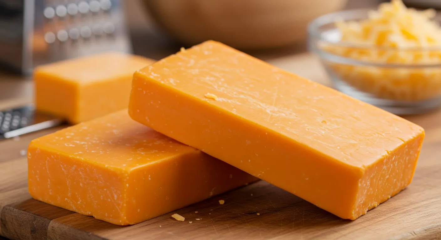 Melted Colby cheese sauce in a pan, smooth and creamy, perfect for mac and cheese or dipping.