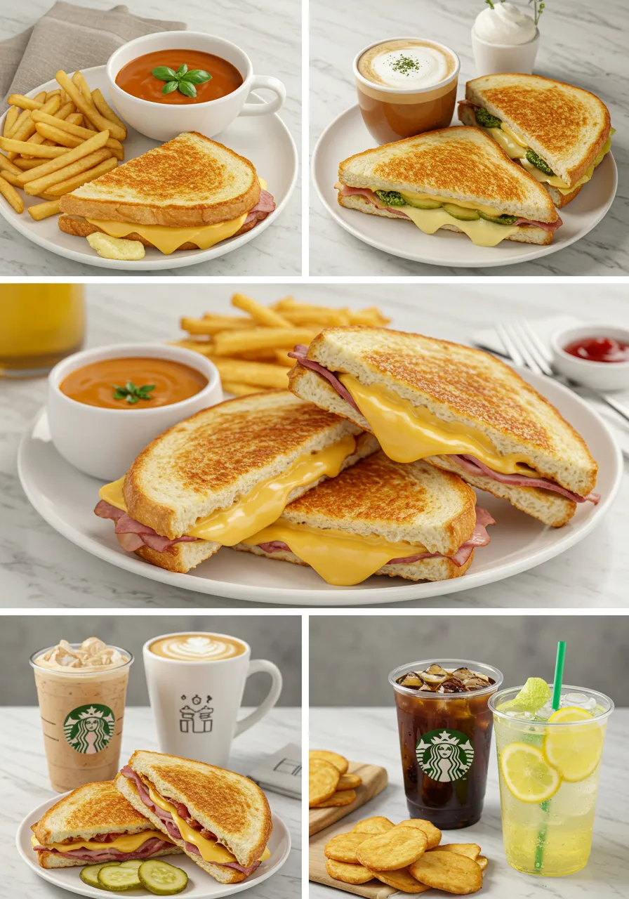 tarbucks Grilled Cheese with golden crispy sourdough and melted cheddar-mozzarella filling.