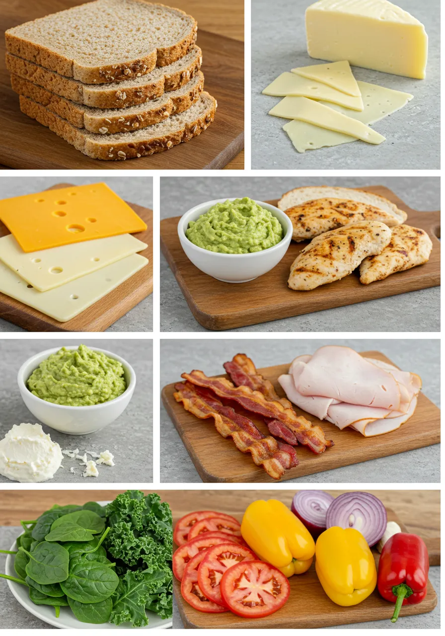 Grilled cheese sandwich on whole grain bread. Melted, reduced-fat cheese is visible. Focus keyword: Calories of a Grilled Cheese Sandwich.