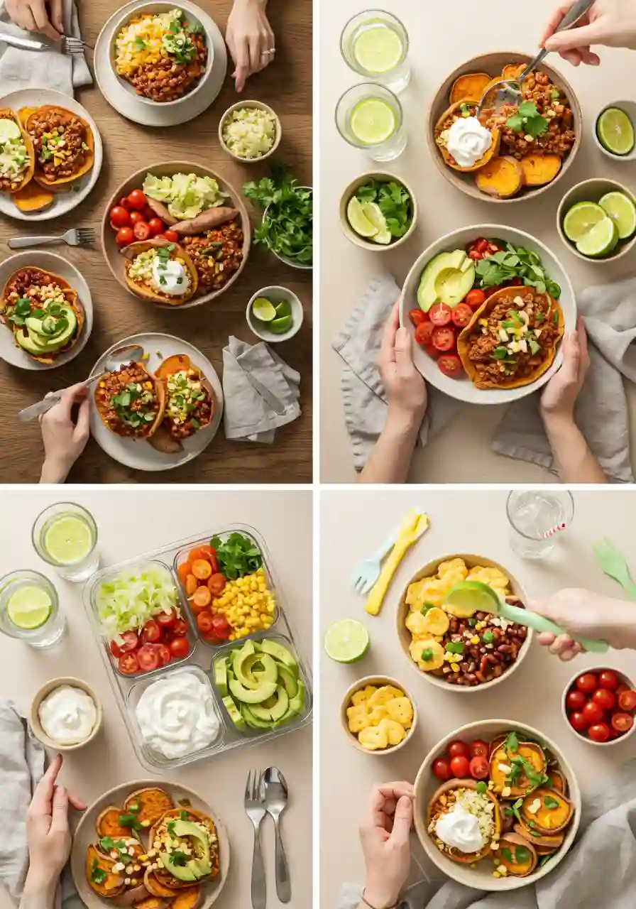 Serving Sweet Potato Taco Bowls for Any Occasion Creative serving styles for sweet potato taco bowls