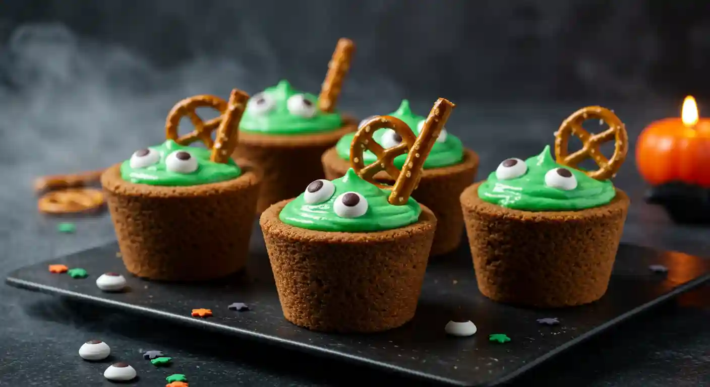 Cauldron Cookies spooky Halloween treat